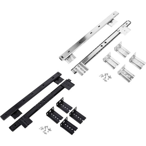 NUOBESTY Lot de 2 glissières à billes pour clavier bureau/ordinateur (1/5)