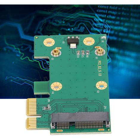 Mini PCIE vers PCIE Carte Réseau Adaptateur Matériau PCB Léger Portable Facile à Utiliser (1/5)