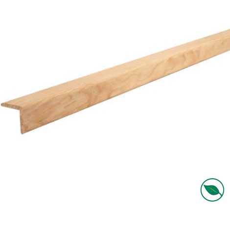 Forestea – Lot de 25 baguettes angles pin des landes 2400 x 14 x 14 mm PEFC 70% – Pour chantiers humides – Traitement Autoclave IV (1/3)