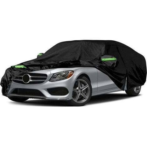 Bâche Voiture Étanche Compatible avec Mercedes-Benz Classe C W204 W205 W206 2008-2024, Housse de Protection Voiture Extérieur Respirante Contre Pluie Soleil Poussière (1/4)