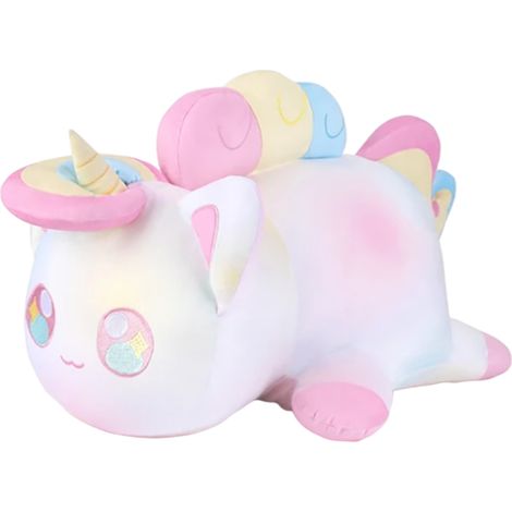 Lot de 2 peluches chat cartoon mignonnes, jouet en peluche doux, oreiller décoratif pour maison, cadeau d'anniversaire pour enfants, collection figurine amusante. (1/5)