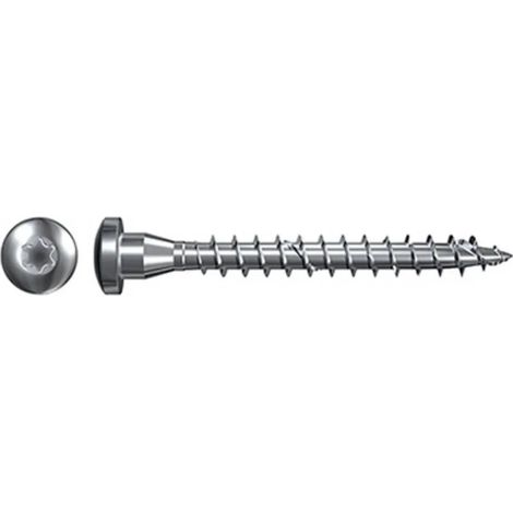 [NEUWERTIG] B-Ware Fischer Senkkopfschraube Holzverbinder Sechsrund Stahl 5 Mm 50 Mm 200 Stück