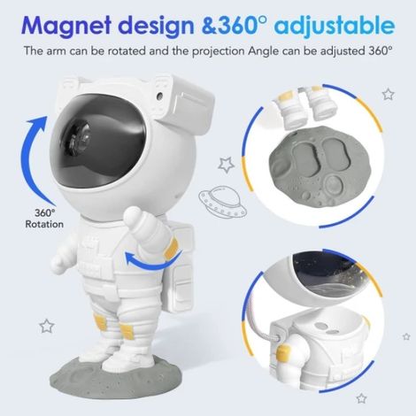 Projecteur d'étoiles et de galaxie astronaute, veilleuse ciel étoilé, lampe astronaute (1/5)