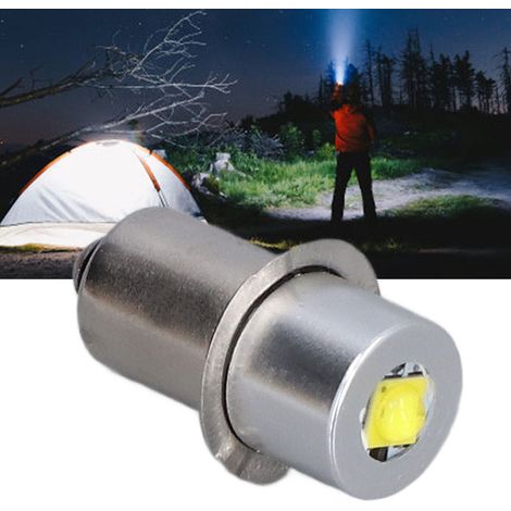 Ampoule de rechange LED haute luminosité pour lampe torche de travail d'urgence, P13.5S/4.5V/4P, lumière blanche (1/5)