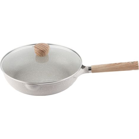 à frire en pierre médicale de 28 cm antiadhésive grande (1/5)
