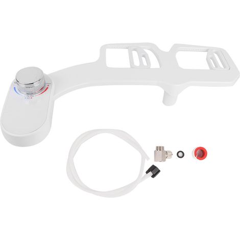 Rallonge De Robinet Pour Siège De Bidet - Tête De Pulvérisation Encastrée - Double Buse Femelle Et Postérieure - Raccordement Direct Sur Robinetterie - 58 À 207 Mm - 1 Pièce (1/5)