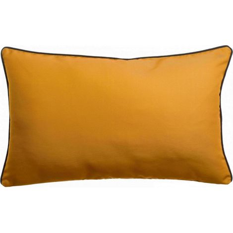 Coussin d'Extérieur Uni Rectangulaire pour Salon de Jardin et Terrasse Bronze 40 x 65 cm - PANGIVO