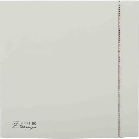Kit façade Swarovski blanche + contre façade pour aérateur SILENT DESIGN S&P (UNELVENT) 890045