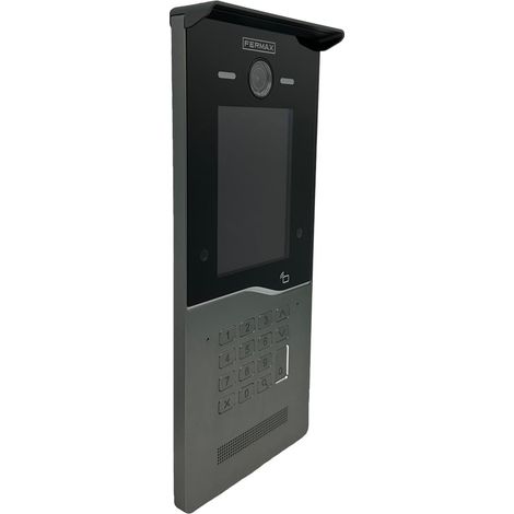 Visera cora de aluminio anodizado para placas S6 y S8, protección contra agentes externos.