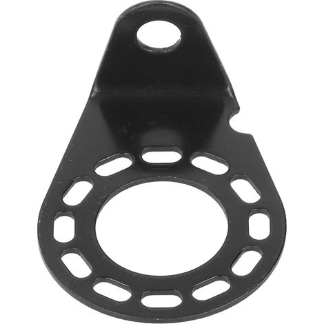 Soporte para conector de remolque en ángulo de 90 grados, con 12 orificios, fabricado en hierro galvanizado, para enchufe de caravana de 7 o 13 pines.