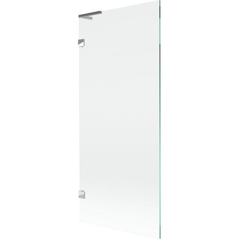 Mexen Lunar L paratia per vasca da bagno a 1 anta 80 x 150 cm, trasparente, cromato - 897L-080-000-01-00 (1/5)