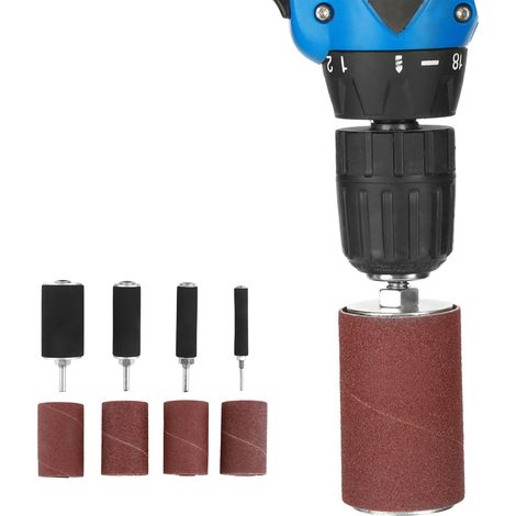 Set mit 20 Schleiftrommeln für Holzschleifwerkzeuge (1/5)