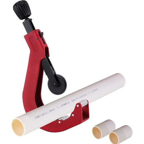 Coupe-tuyau en plastique,Coupe-tuyau en PVC PE PPR Tube Outils de coupe Coupe-tuyau en plastique 50mm-120mm (1/4)