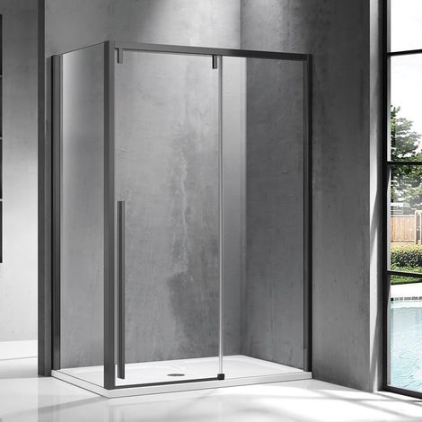 Box doccia 70x130 telaio colore gun metal vetro 8mm KSA5000GM kamalu