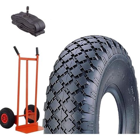 Pneumatico 3.00-4 + Camera d'Aria COPERTONE 2PR Rinforzato Gomma Carrello CARRELLINO Portapacchi Ecovelo