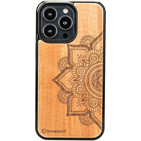 Custodia in legno per iPhone 13 Pro MANDALA MELO (1/3)
