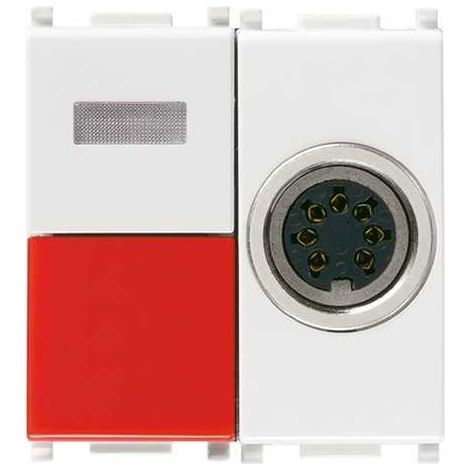 14502 Bouton d'appel Call-Way+Prise DIN B Plana