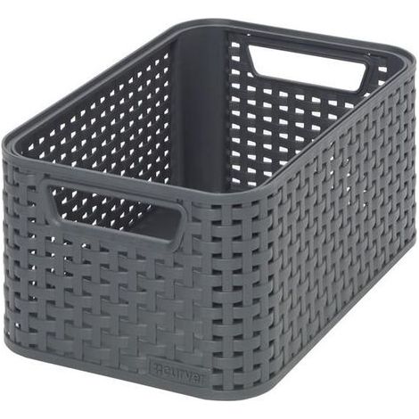 Panier de rangement Curver Style 6L Anthracite (1/4)