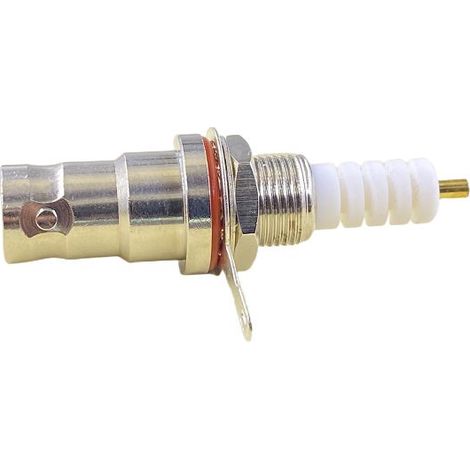 Connecteur SHV RS PRO Mâle Droit, raccordement A souder Montage panneau ( Prix pour 1 )