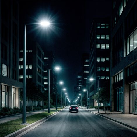 Farola LED 100W Harlem LUMILEDS Gris  4000K Blanco Neutro