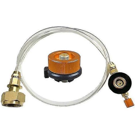 Compatible avec les réchauds à gaz de camping, les bouteilles de propane, les adaptateurs de remplissage de gaz, les bouteilles de gaz, les bidons d'essence, les accessoires de brûleur et Qyroadwolf. (1/5)