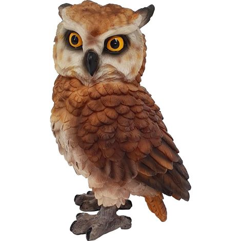 Dekofigur Uhu klein 15 x 9 x 9 cm Gartenfiguren