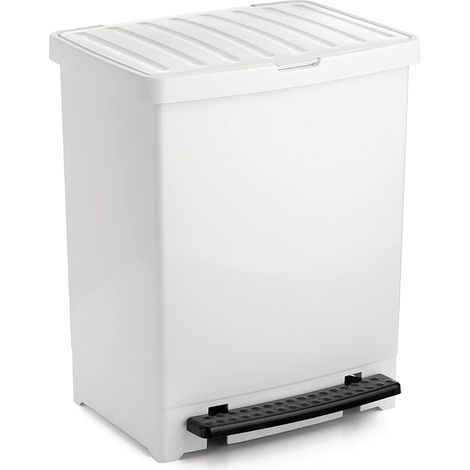 CUBO PEDAL BLANCO 25L