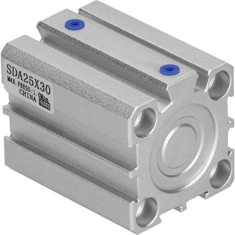 Luftzylinder aus Aluminium, dünnwandig, doppeltwirkend, pneumatische Komponenten, Zubehör, Bohrung 25 mm, SDA25x30