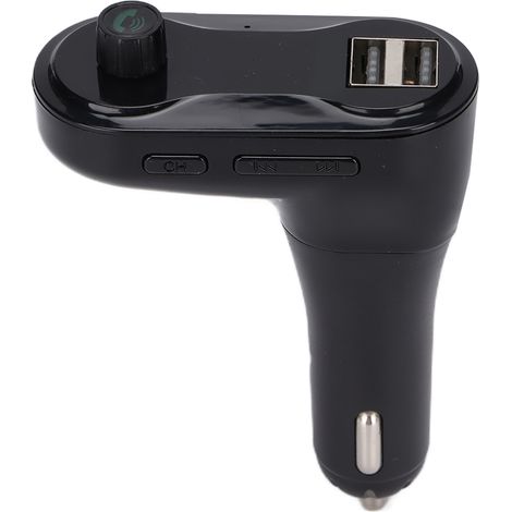 Émetteur FM Bluetooth Voiture avec Affichage LCD et Appel Mains Libres, Compatible 12V‑24V pour Autoradio