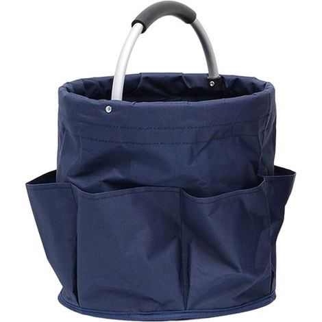 Cesta de herramientas independiente - cesta de almacenamiento multifuncional - azul marino - 17 litros (1/5)