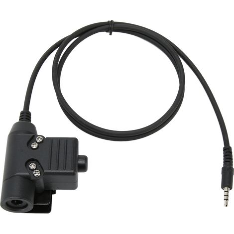 Adaptateur pour casque radio talkie-walkie, prise audio 3,5 mm, adaptateur PTT U94 pour téléphones Kenwood (1/5)