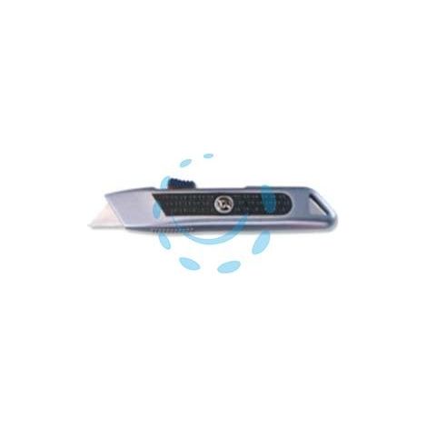 COLTELLO CON LAMA TRAPEZIOIDALE AUTORETRATTILE - mm.150x20x40h.