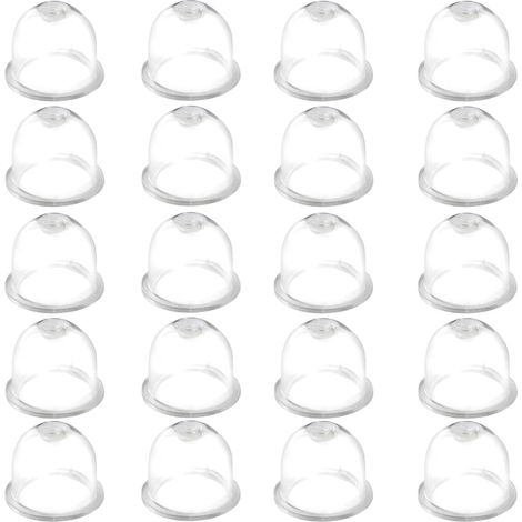 Poires d'Amorçage - Lot de 20 - Transparentes 19mm - Remplacement Carburateur - Tondeuse et Débroussailleuse - Diamètre 19 mm (1/5)