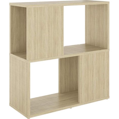 Maison Exclusive - Bücherregal Sonoma-Eiche 60x24x63 cm Holzwerks (1/5)