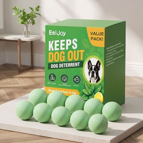 Hundeabwehrmittel, zur täglichen Anwendung, um Hunde vor Kratzern und Bissen zu schützen, geeignet für den Innen- und Außenbereich, praktisches Abwehrmittel – 10 Stück, Netzbeutel 1 -- DE (1/5)
