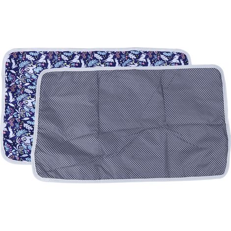 Lot de 2 alèses bébé imperméables, coussin urinaire multifonction pour nourrisson, tapis de voyage portable usage domestique (1/5)
