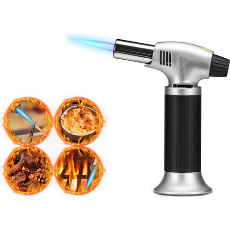 Cannello a Gas Bruciatore Ricaricabile Caramellatore Fiamma Ossidrica OL-40 (1/5)