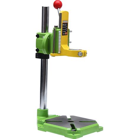 Support de Perceuse à Colonne, Support de Table de Dessus d'établi de Perceuse électrique Multifonction de Diamètre de Collier 38-43mm pour Atelier Industriel, Profondeur de Perçage Max 60mm