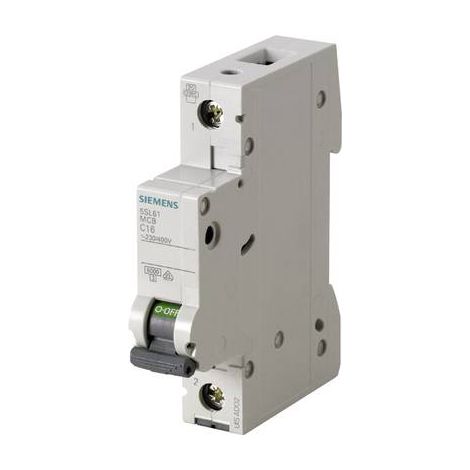 Siemens 5SL61256 5SL6125-6 Disjoncteur 1 pôle 25 A 230 V, 400 V (1/3)