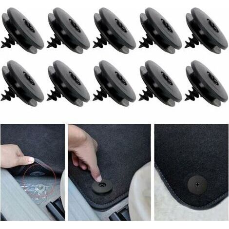 Clip Universel pour Tapi, Clips De Support De Tapi, Clips pour Tapis De Sol De Voiture, Tapi De Voiture Retenue Supports Antidérapants, pour Tapis De Sol Et Tapis De Voiture Antidérapants 20pcs