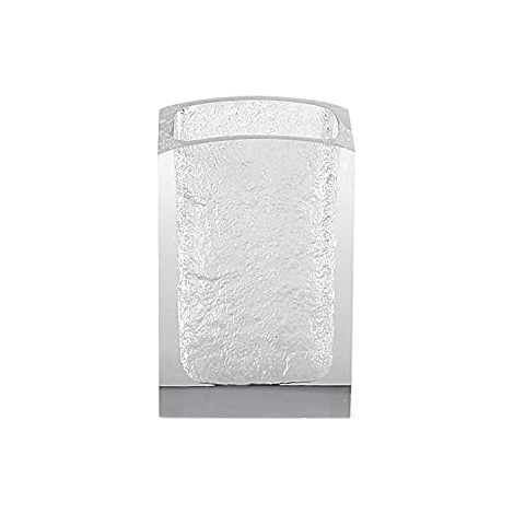 Gedy Bianco G-Antares Portaspazzolini Trasparente, Dimensioni 11,7 X 8 X 6,2 CM Peso 0,268 kg, Resina Resistente di Alta qualità, Porta Spazzolini Bagno Design di R&S, 2 Anni di Garanzia, 6,2x8x11,7 (1/4)