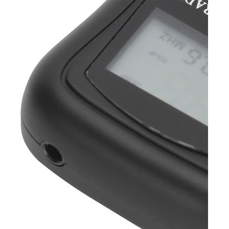 Récepteur FM Stéréo Portable Professionnel KDKA‑600 avec Écran LCD et Écouteurs