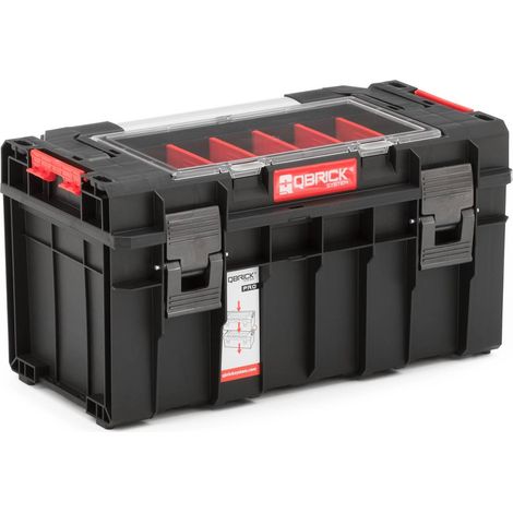 Sistema QBRICK PRO 500 Expert con organizador, tapa y caja de herramientas de 14 l. (1/5)
