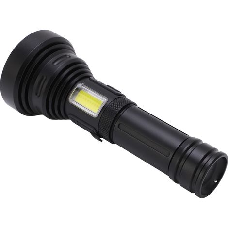Aufladbare COB-LED-Taschenlampe für den Außenbereich, teleskopierbar und tragbar, hohe Helligkeit, wiederaufladbar über USB. (1/5)