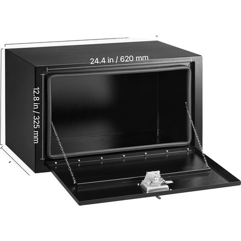 Caja de herramientas para debajo del chasis, impermeable, con mecanismo de cierre seguro, 30x18x18 pulgadas. (1/2)