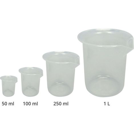 Pack de verre doseur -  50-100-250-1000ml
