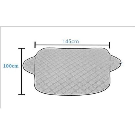 Couverture pare-brise voiture 145 x 100 cm – Protection 4 couches contre gel, soleil, poussière – Installation sans outil (1/5)