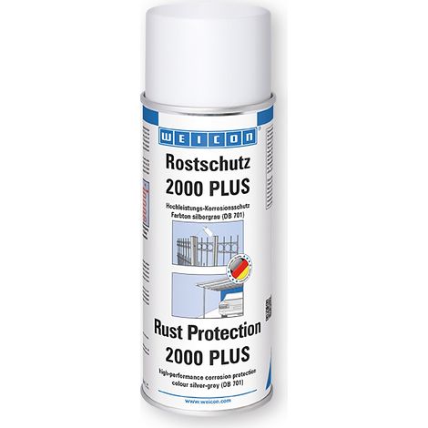 WEICON 10021354 (11013400) Rostschutz 2000 PLUS 400 ml, - silbergrau - (1/2)