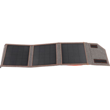 Chargeur Solaire 10W 5V Pliable Monocristallin USB pour Randonnée Camping Voyage Extérieur