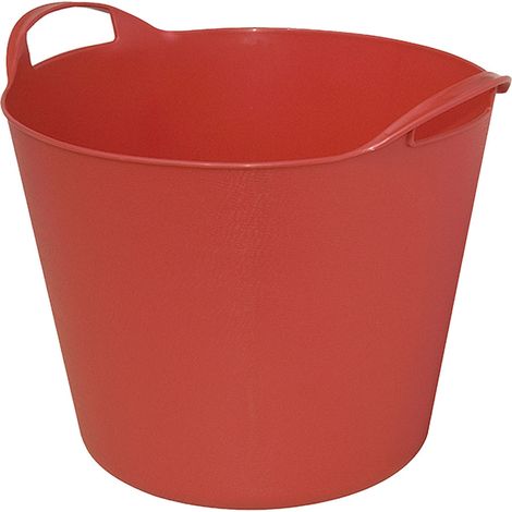 Multikorb Eimer flexibel Futtertrog Transporttrog Plastikkorb 25 Liter rot (1/5)